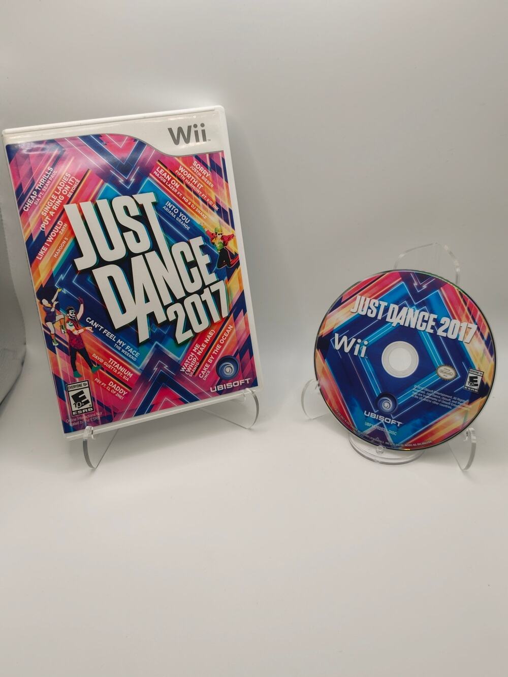 Just Dance 2017 Wii Case + Disc No Manual Tested